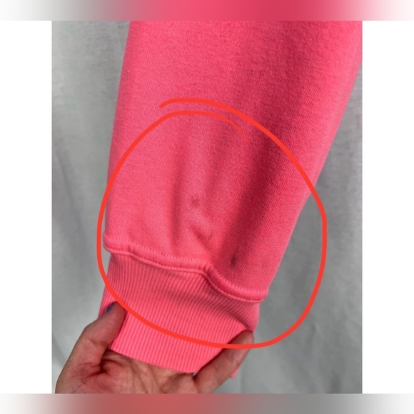 Coral Pink Women's Sweatshirt - Picture 5 of 5